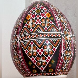 RARE Vintage Ukrainian Ester Egg Decanter